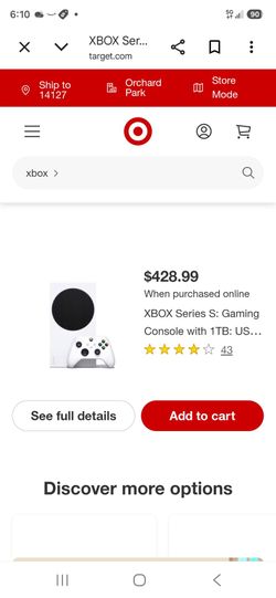 XBox series one s