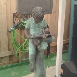 Bronze statue mail box