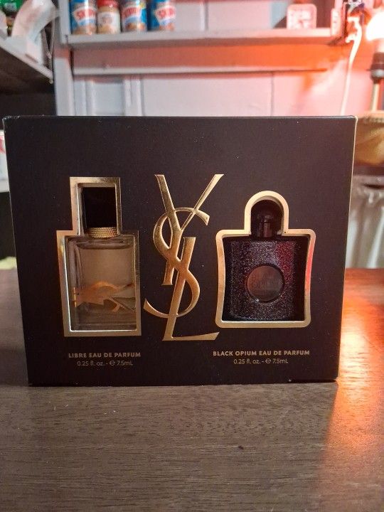 YSL BRAND NEW AUTHENTIC BLACK OPIUM AND LIBRE CONCENTRATED PARFUM SET