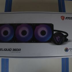 NEW MSI MAG CoreLiquid 360R AIO Liquid CPU Cooler