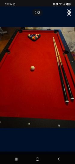 7ft billiards pool table