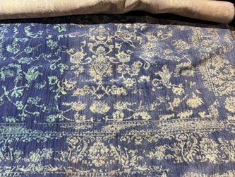 Florence Navy/Aqua Blue Rug 7’-10” x 10’-10”