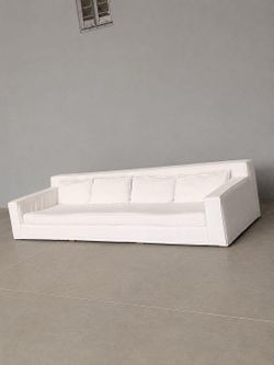RH Outdoor White Sofa Restoration Hardware Patio Furniture