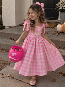 Barbie Inspired Costume Disfraz Girl Niña Vestido
