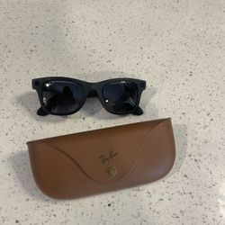 Ray-Ban Meta Wayfarer Smart Glasses Matte Black 