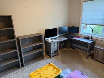 Complete matching office furniture like new