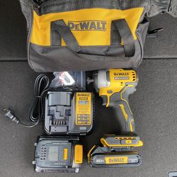DEWALT BRUSHLESS IMPACT DRILL KIT ( 2 Batteries + Charger + Bag )