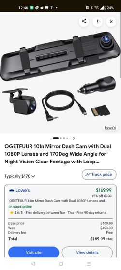 Dash cam - rearview mirror