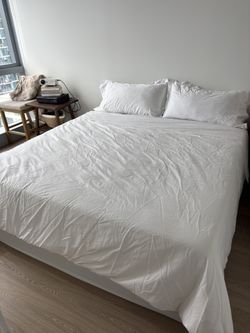 King Size Mattress with Memory Foam Top + 12-Inch Box Spring