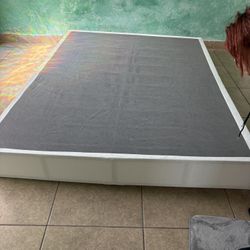 Queen Box Spring New - And Frame $60