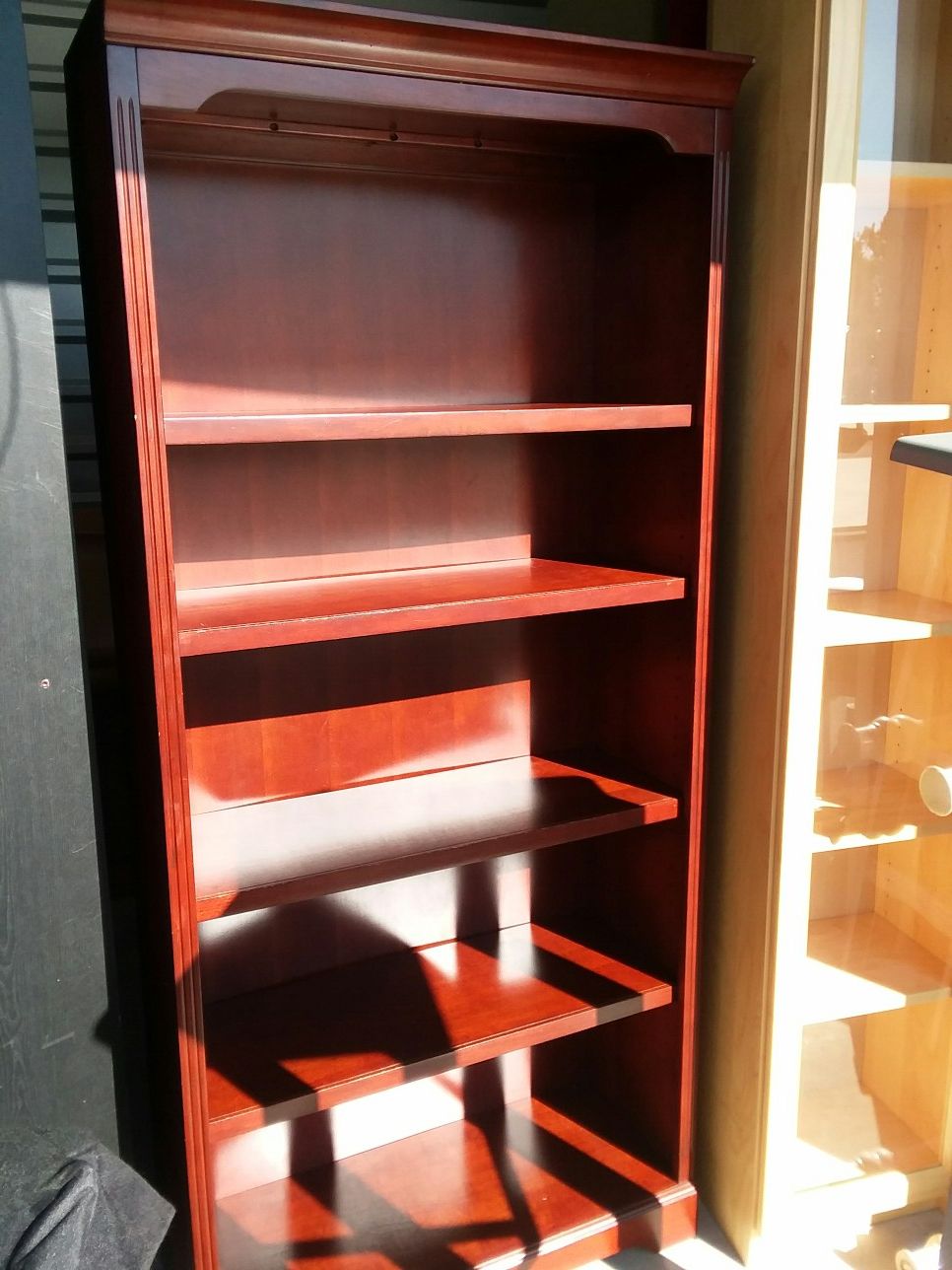 Solid Cherry wood bookcase