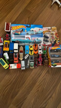 Huge Hot Wheels & Matchbox Car Lot New Sealed & Old Star Wars, Minecraft, Mario, Skateboard, Lamborghini, Truck, Construction, Jurassic Park, Etc 