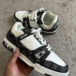  Louis Vuitton Trainer 'Denim Noir'