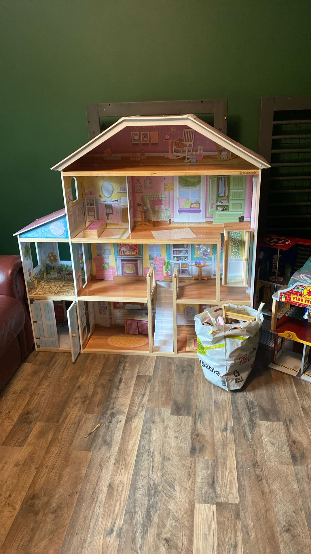 Large Doll House And Accessories