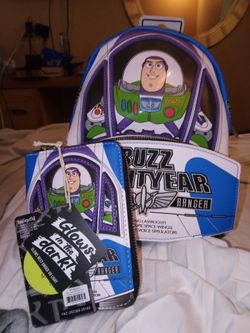 30th Anniversary Buzz Lightyear exclusive loungefly backpack and wallet set