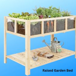 New, Raised Garden Bed Planter Plant Stand