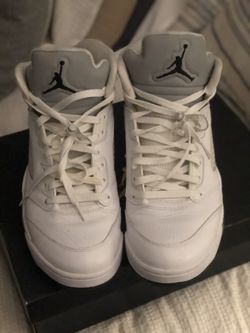 Jordan 5 White Metallic - Size 13