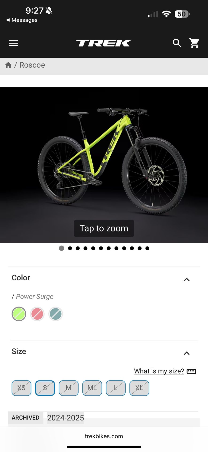 Trek Roscoe 6 Mountain Bike