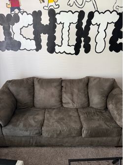 modern grey couch