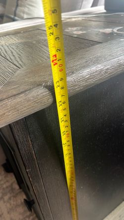 End Table With USB And Storage 