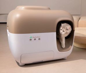 PetSnowy SNOW Self-Cleaning Litter Box PS-001 – WiFi Deodorization – Brown