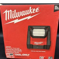 Milwaukee M18 ROVER LED Dual Power Flood Light 4000 Lumens 2366-20 (Tool Only), NEW