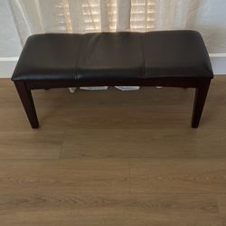 Leather Ottoman