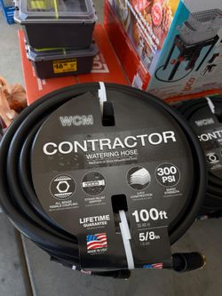 100-foot contractor water hose