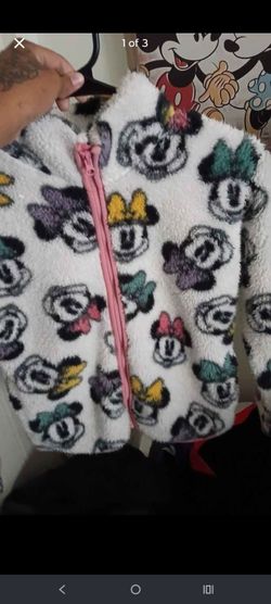Kid size 8 never used minnie mouse fleece jacket