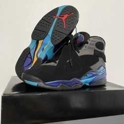 JORDAN 8 “ AQUA “ SIZE 10 
