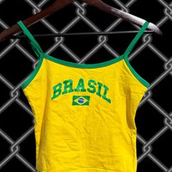 Y2K Brazil Top Woman's