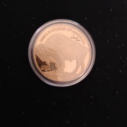 2020 50$ Dollar Gold Buffalo Coin 24k Gold