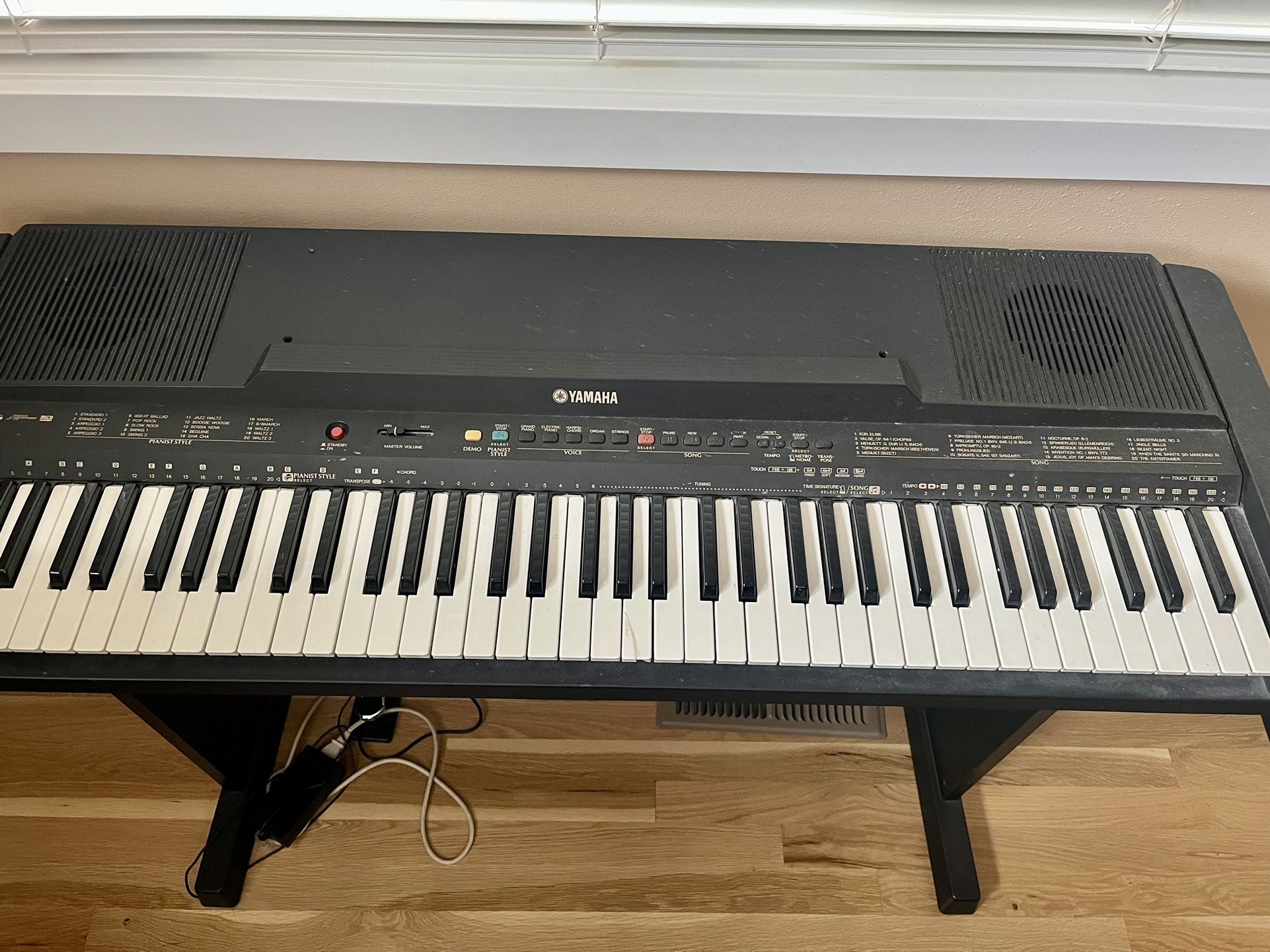 Yamaha YPR-50 Digital Piano with Foot Pedal & Music book stand