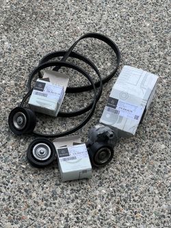 Serpentine Belt Drive Component Kit - 2013-2015 Mercedes ML350 4Matic. 3.5V6