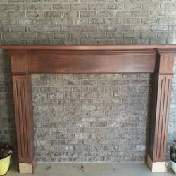 Surround Mantel Piece A Must Have. Will Bring Out Any Fire Place Will Suppprt A 65 Inch TV Set. 