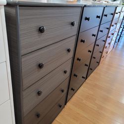5 Drawer Dresser Double Knobs 