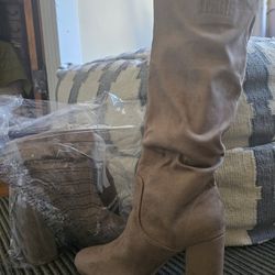 JUSTFAB Leona heeled boot, size 8 women's, NEW IN BOX