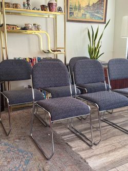 Stackable Mid-Century Modern Chairs