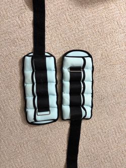 Ankle Weights Pair Light Blue