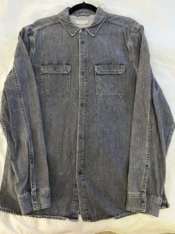 All Saints Buttondenim Shirt XL