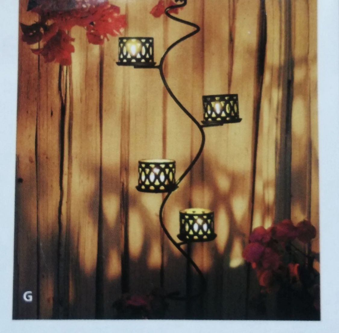 Partylite Hanging Spiral Tealight Holder