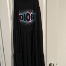 Black / Multicolored Dress 