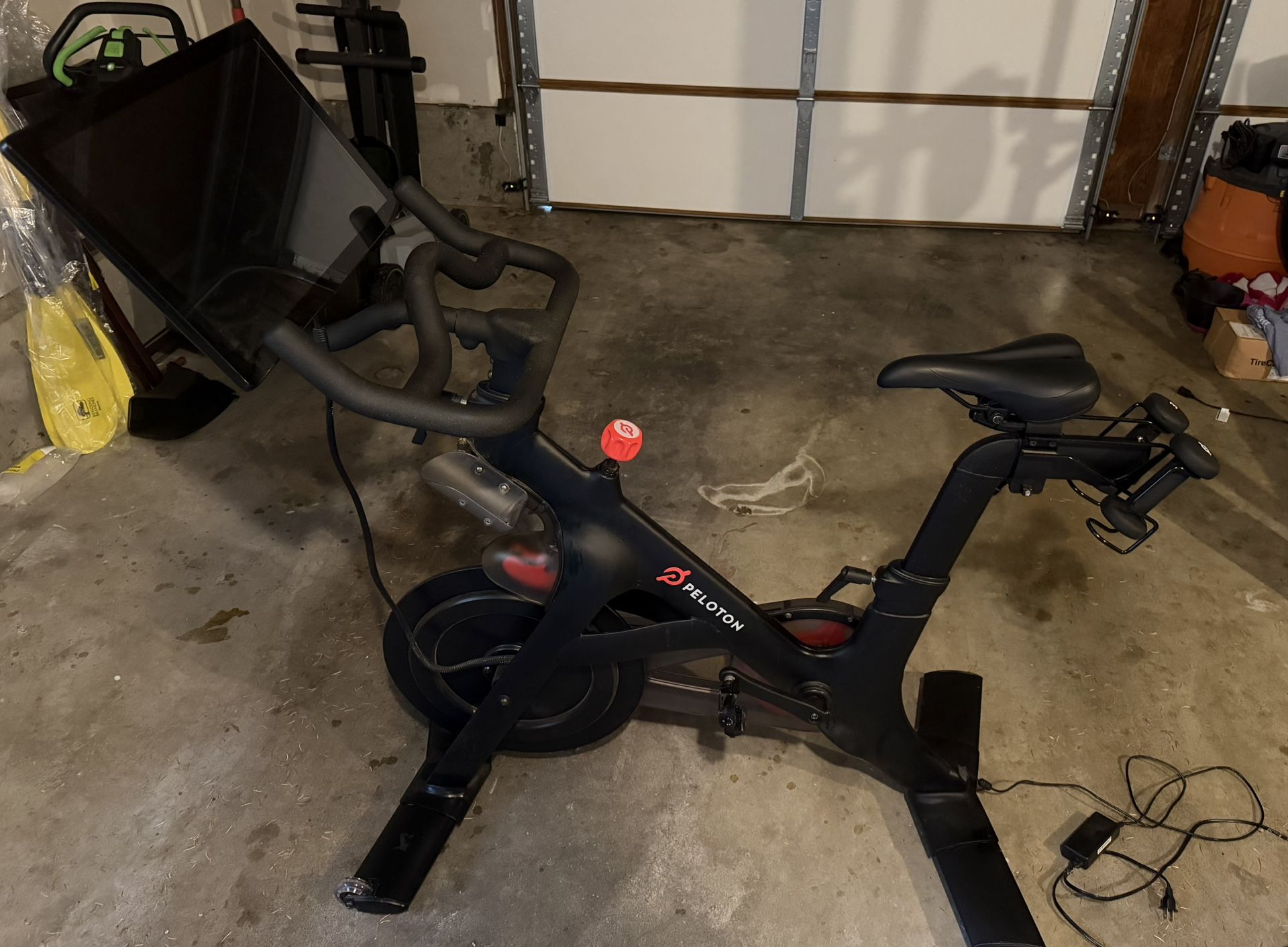 Peloton Bike + Shoes + Dumbbells – Good Condition – $400