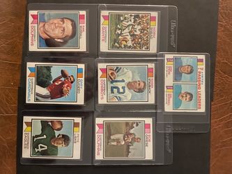 1973 Topps Football QBs Lot (7)
