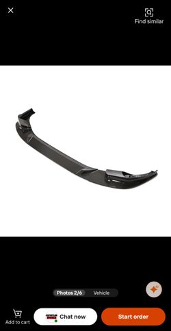 Carbon Fiber X3M Front Lip Spoiler for BMW F97 X3M F98 X4M 2019-2021