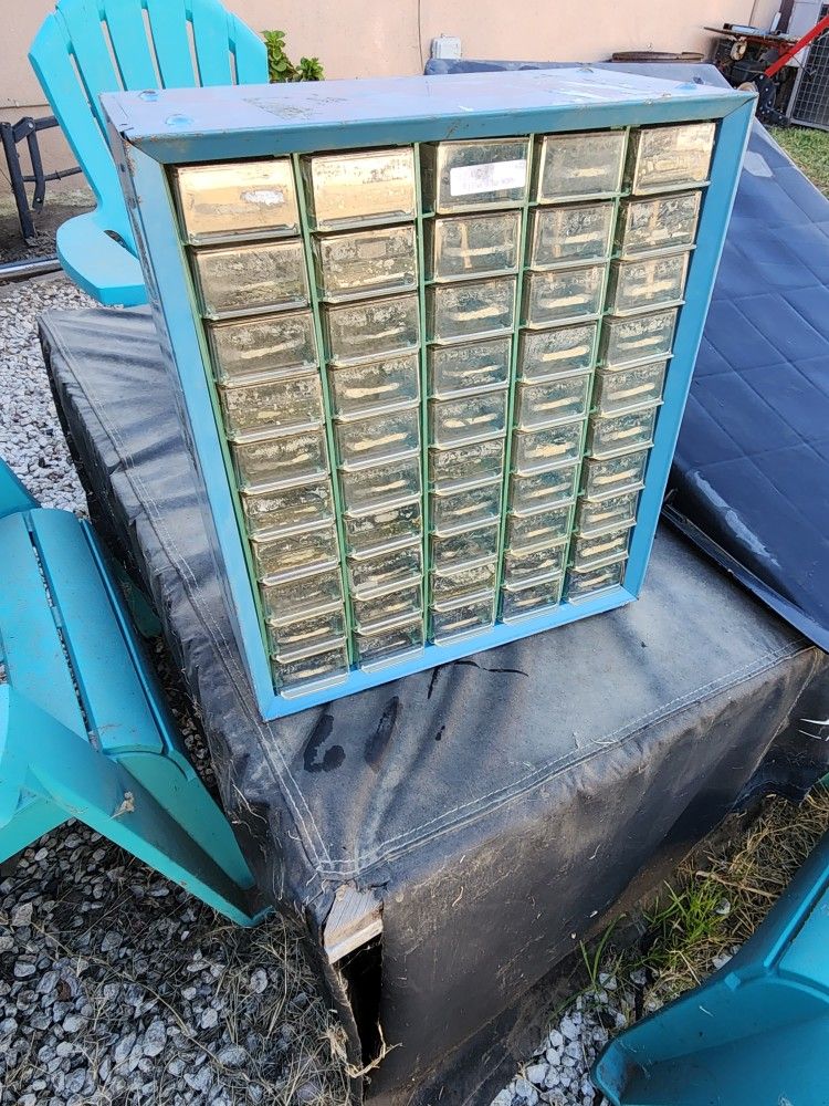 STOREHOUSE 50 Bin Organizer with Full Length Drawer for Sale in