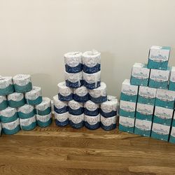 Angel Soft Professional Bundle (112 Items) Tissue & Toilet Paper