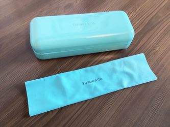 NEW Tiffany & Co. Hard Shell Unisex Eyeglasses Sunglasses Case Flip Top