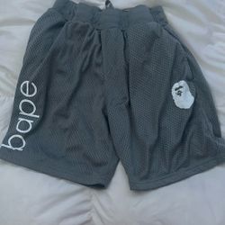 Grey Bape Shorts