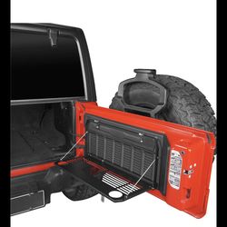 Tailgate door foldable table shelf fit 2018 thru 2025 jeep Wrangler